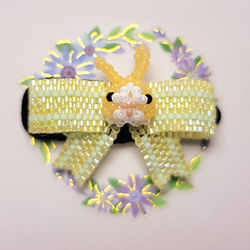 うさぎヘアピン(イエロー)