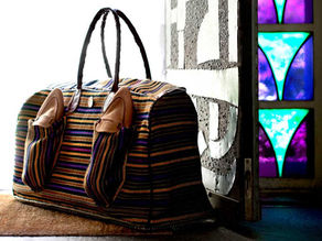 Och bi (Enter the Road) weekender bag Made in Belize Mayabags