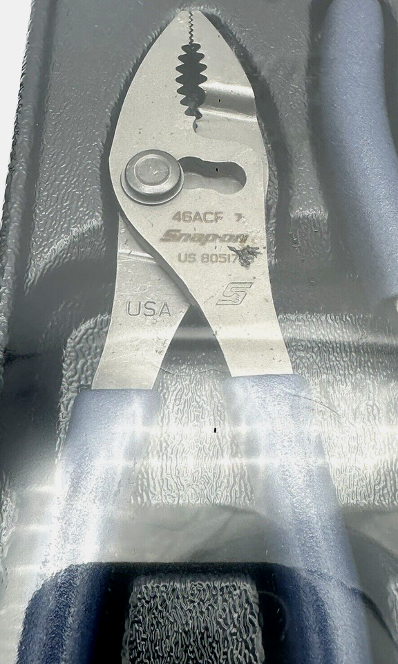 Thumbnail: NEW Snap-on™ 3pc Soft Grip Slip Joint Pliers Lot Set PL346ACFMB LN46ACFMB