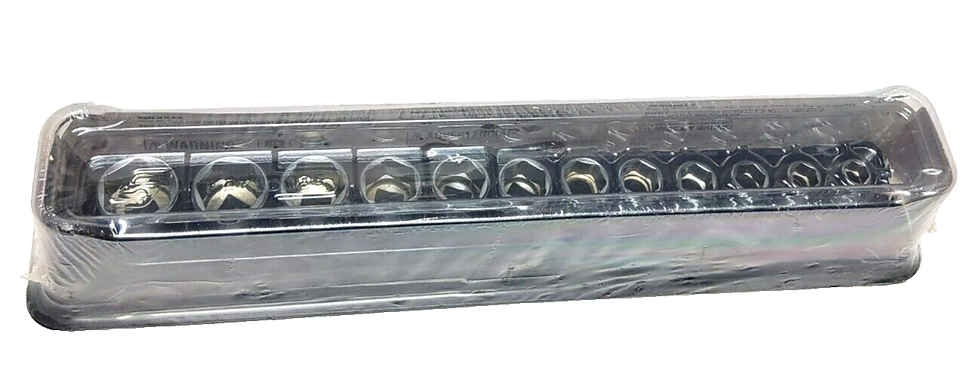 Thumbnail: New Snap-on™ 3/8" drive 1/4" thru 7/8" 6point FDX Shallow Socket Set 211YFSY