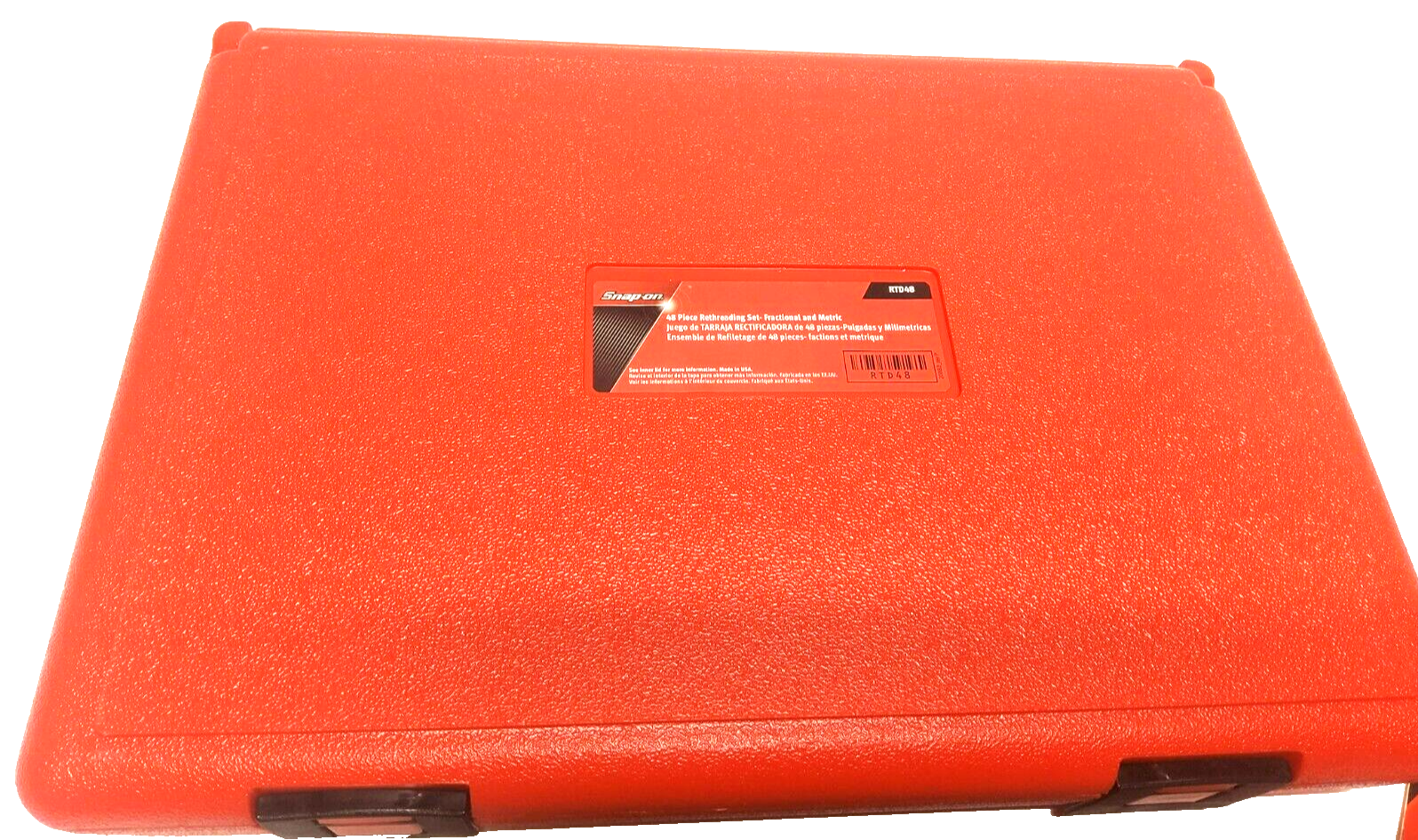 New Snap-on™ 48-pc SAE & Metric Master Rethreading Tap & Die Set RTD48