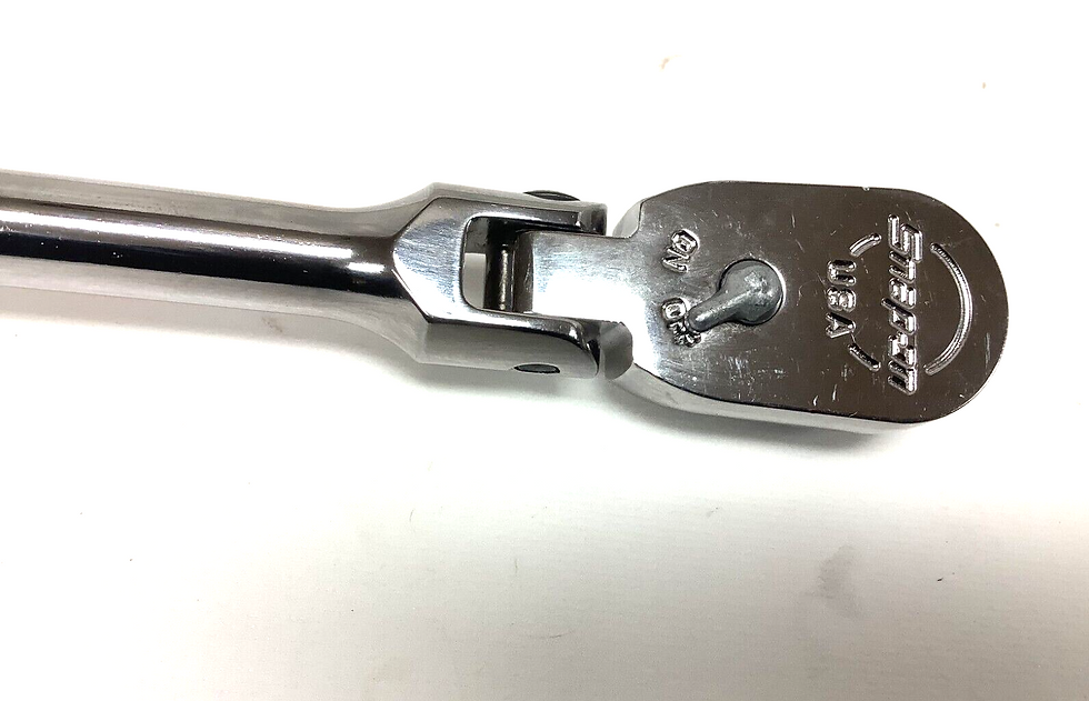 Thumbnail: New Snap-on™ 3/8" drive 13" long Flex Head Ratchet Dual 80 Tech FHLF80AG Green