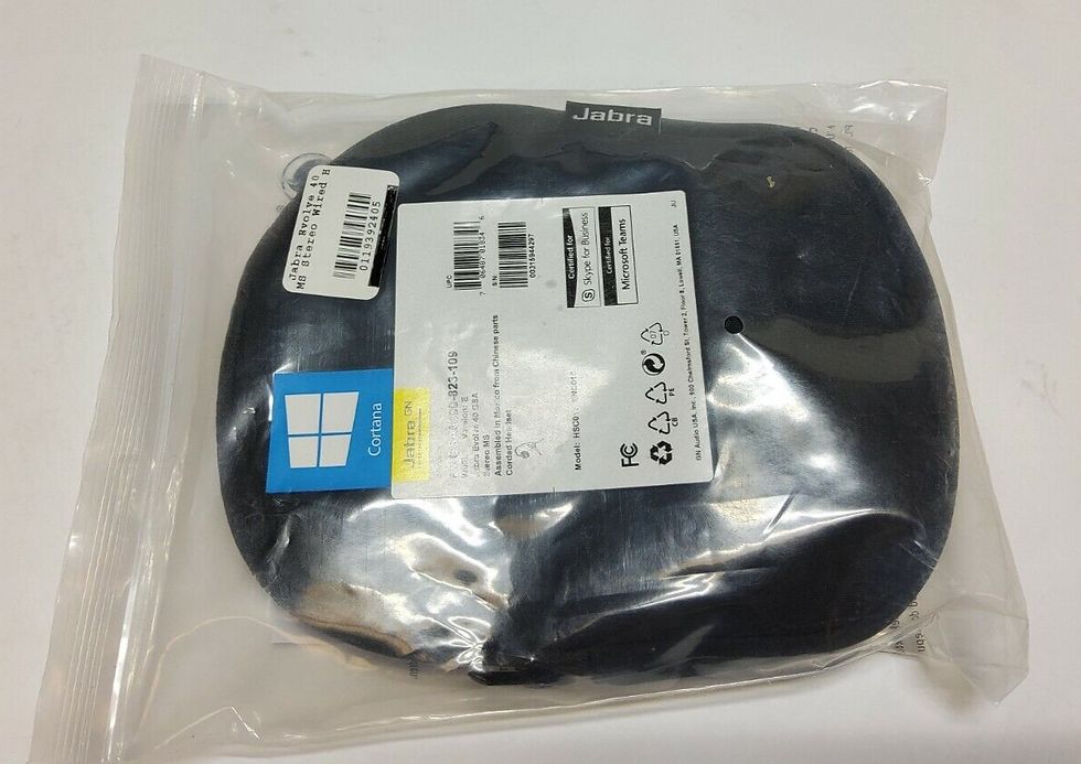 Thumbnail: New Jabra Evolve 40 Stereo UC Headset HSC017 ENC010 6399-829-209 with Microphone