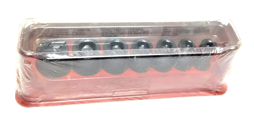 New Snap-on™ 7pc 3/8" Drive 3/8" 3/4" SAE SemiDeep 6pt Impact Socket Set 207IMFS
