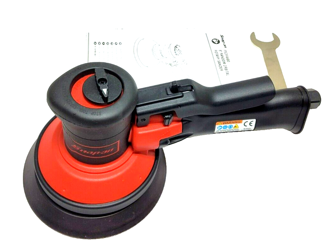 NEW Snap-on™ LOW Vibration 6" Orbital Palm Air Sander PSDF4600 Red