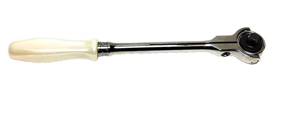 New Snap-on™ 3/8" drive 13" long Hard Grip Round SWIVEL Head Ratchet FHNFD100PW