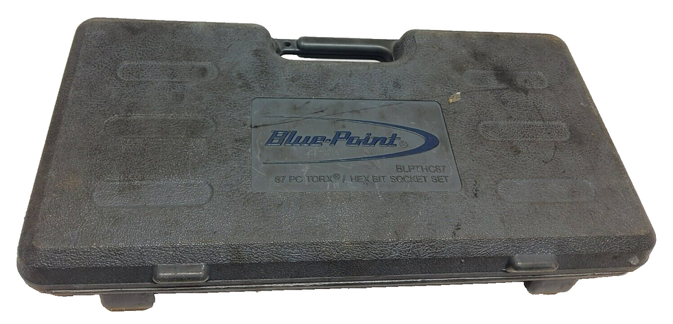 Blue-Point 1/4" 3/8" 1/2" drive TORX Hex Bit Socket driver Set BLPTHC87 USED