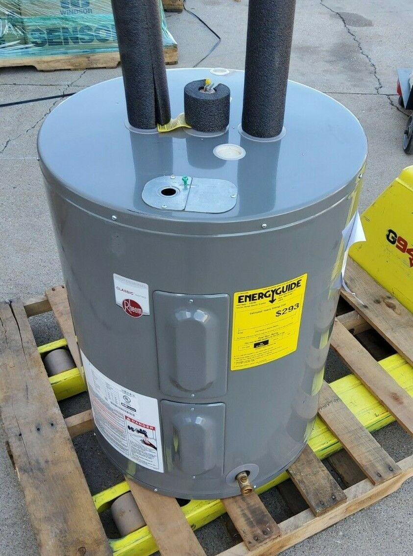 Rheem PROE28 28 Gallon 240V Short Residential Water Heater Dual Element 2 Wire
