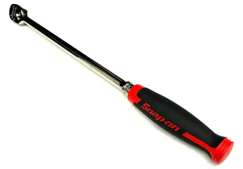 Thumbnail: New Snap-on™ FHLL100 3/8" Drive 100 Tooth Soft Grip Extra-Long Fixed Ratchet