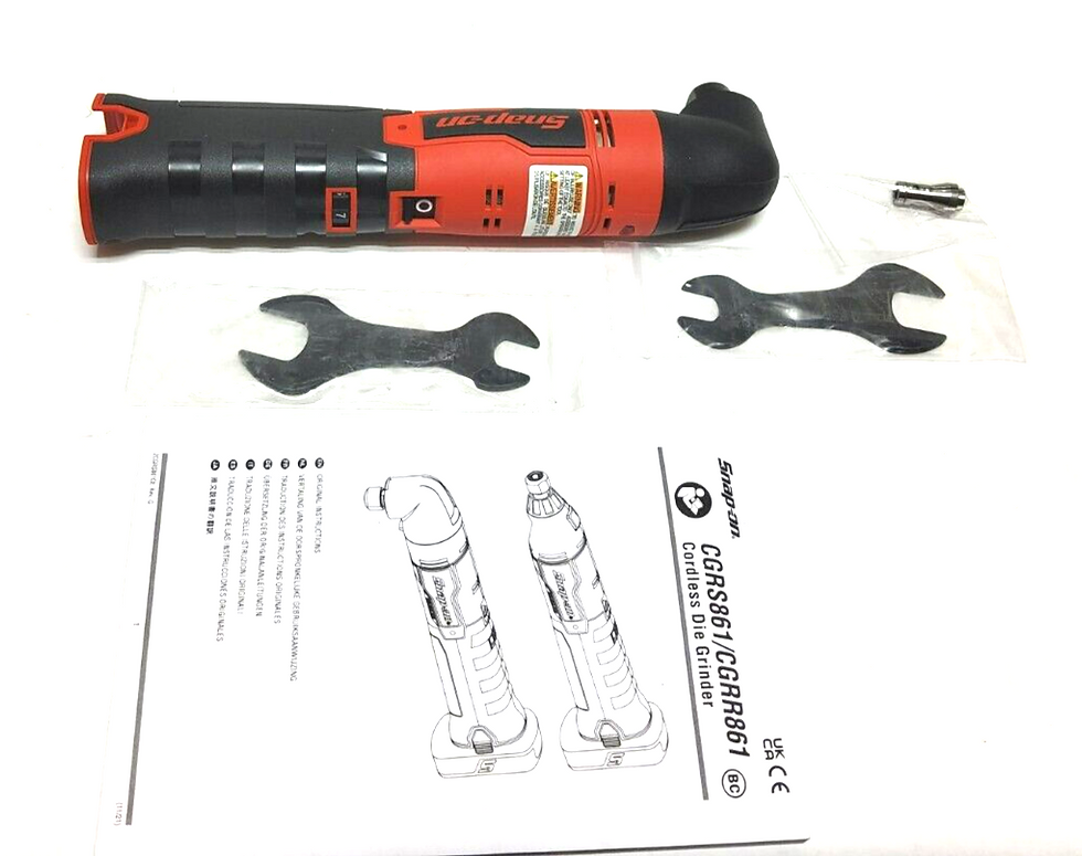 New Snap-on™ Lithium Ion CGRR861DB 14.4V Brushless Right Angle Die Grinder Tool