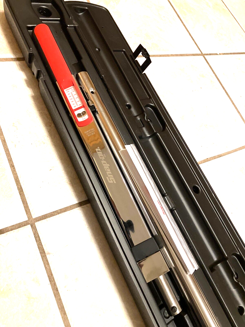 Thumbnail: New Snap-on™ 3/4" drive 200 - 600 ft lb Split Beam Torque Wrench TQR600E L872