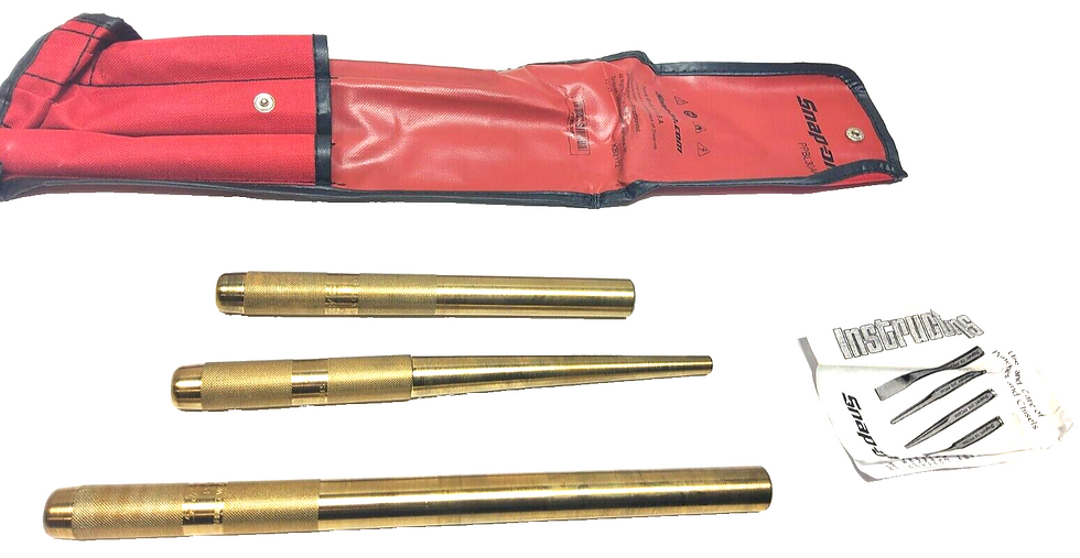 New Snap-on™ PPBL30AK 3-pc 8" 10" 12" Bronze Punch Set PPB1012A PPB826A PPB1226A