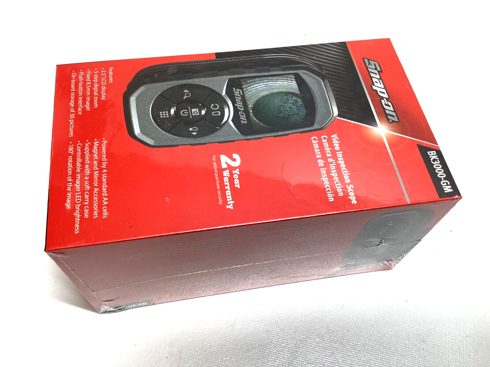New Snap-on BK3000GM Digital Hand Held Video Inspection Scope Sealed