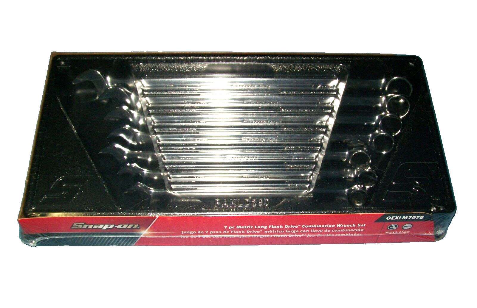 NEW Snap-on™ 10 to 17 mm 12-point box EXTRA Long Wrench SET OEXLM707B Sealed