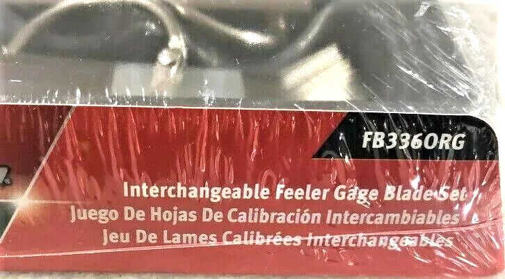 Thumbnail: New Snap-on™ FB336 FB336ORG Orange Soft Grip Feeler Gauge Blade Set