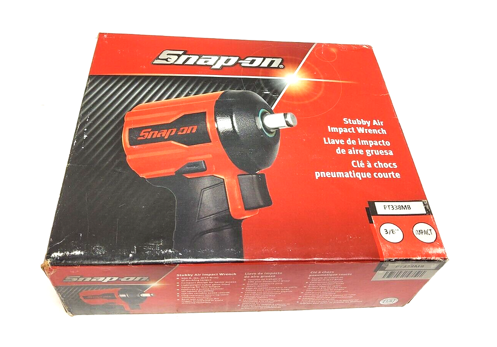 Thumbnail: New Snap-on™ 3/8" drive Super Duty Stubby Air Impact Wrench PT338MB