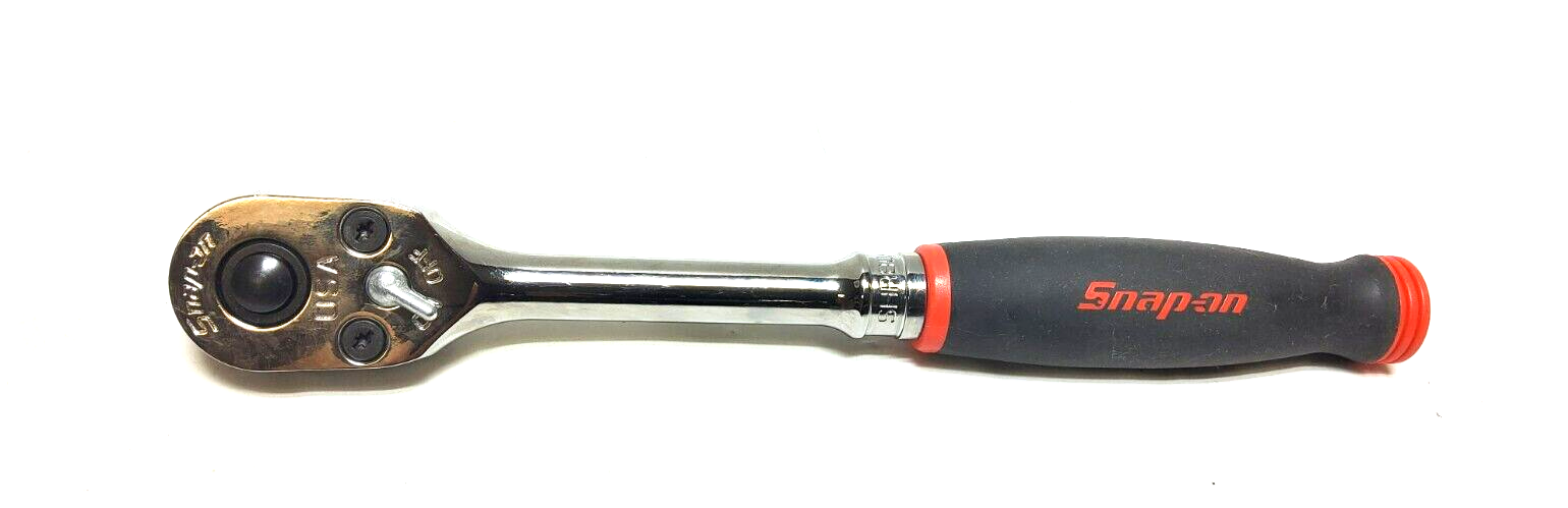 New Snap-on™ 1/2" Red Soft Grip Chrome 12" Ratchet SHR80 SHR80A Quick Release