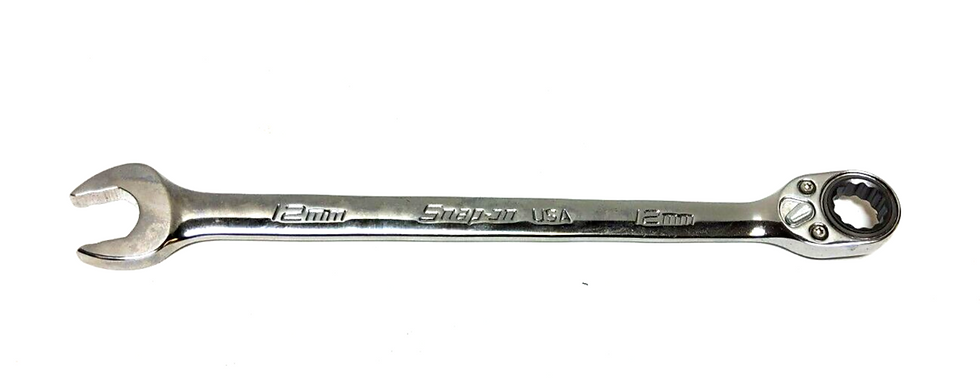 Thumbnail: New Snap-on™ 12 mm Metric Reversible Ratcheting Combo Wrench SOXRRM12A