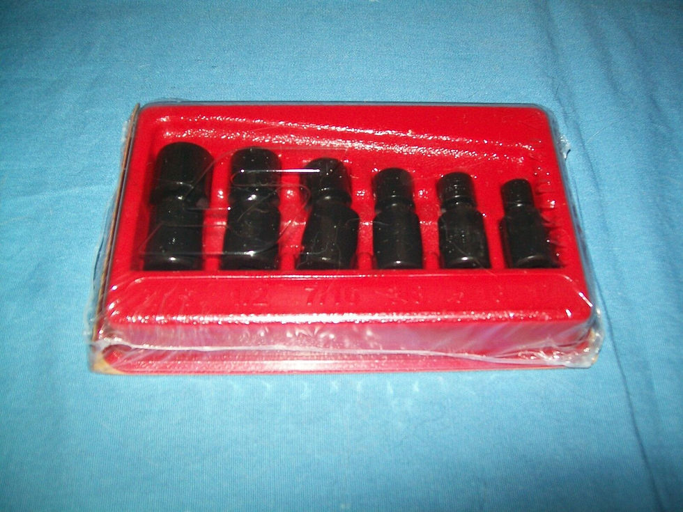 NEW Snap-on™ 1/4" dr 6-pt 1/4" to 9/16" IMPACT Swivel Socket Set 106IPTMA SEALed