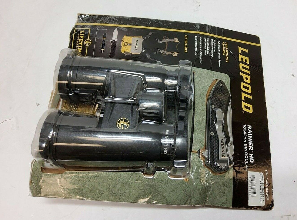 Thumbnail: New Leupold Rainier HD 10x42mm Binocular