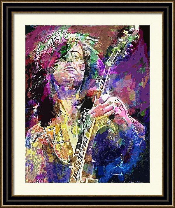 David Lloyd Glover sold a 19" x 24" print of Jimmy Page Electric to a buyer from Monroe, MI.