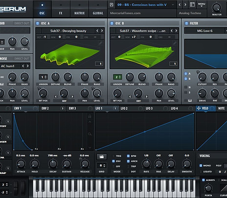 Xfer Serum Analog Techno Preset pack