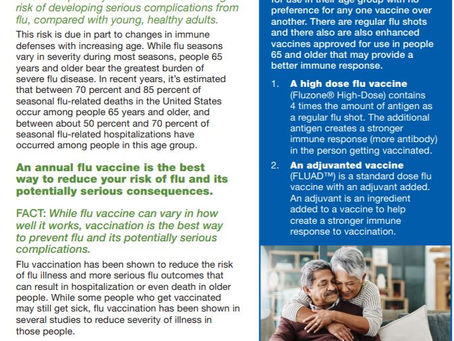 People 65 years and Older Need a Flu Shot