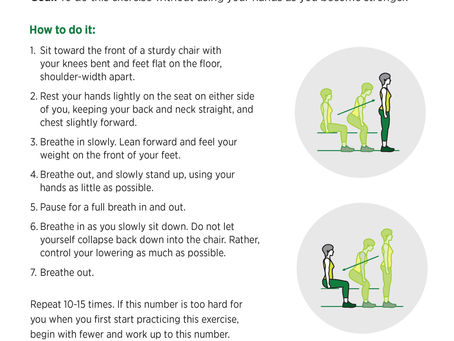 Chair Rise Exercise