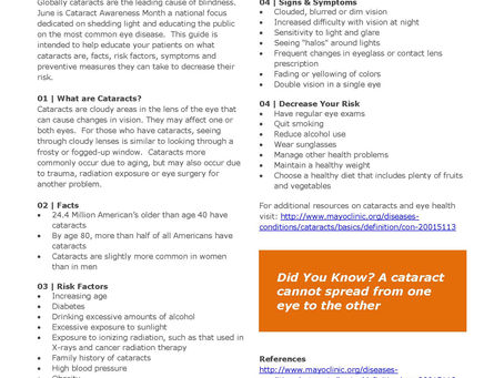 Cataract Awareness: Save Your Vision