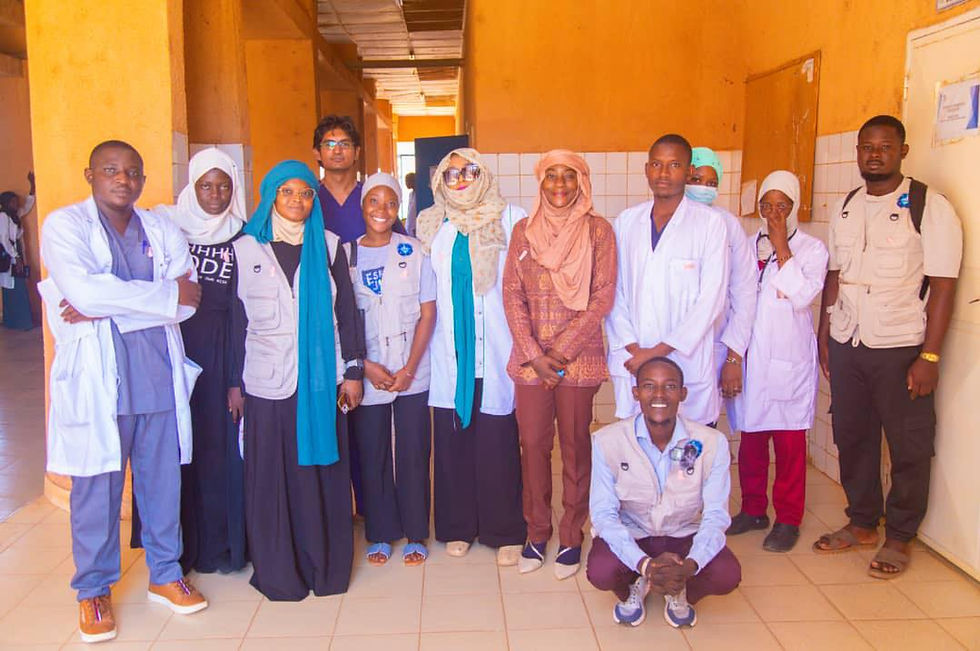 Caravane de soins gratuits dans la ville de Tillabéri