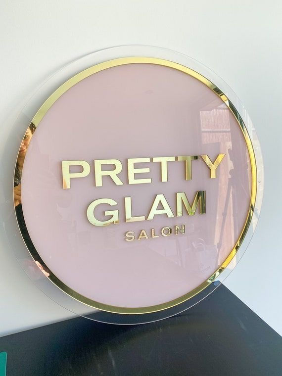 Miniatura: Logo acrilico circular