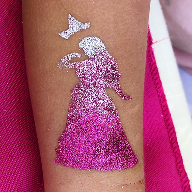 Princess Glitter Tattoo
