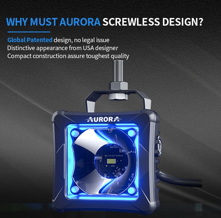 Thumbnail: Aurora 3.3 inch Screwless RGB LED Pod Light (Pair)