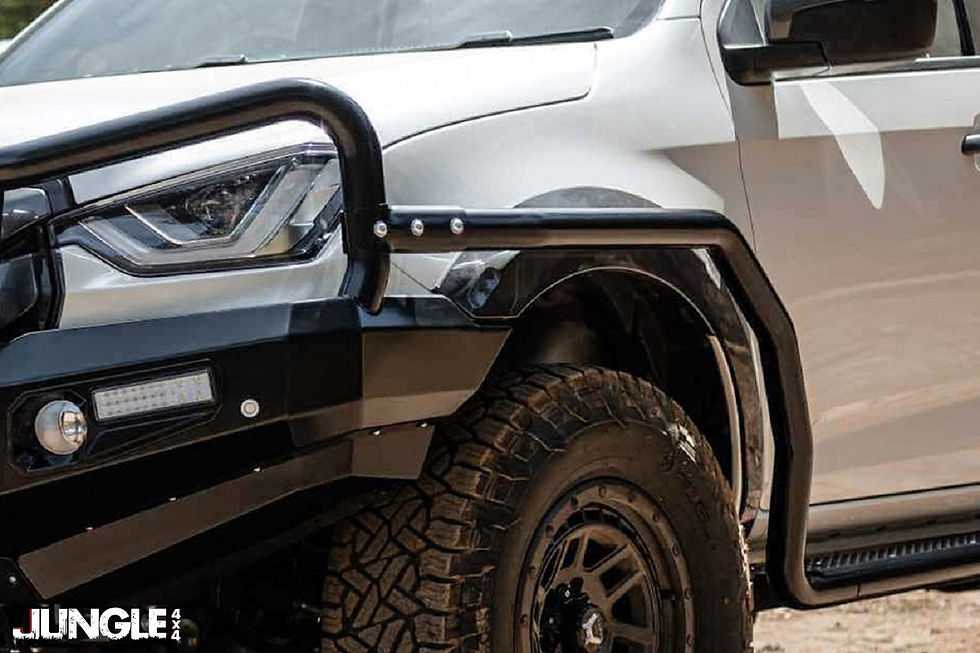 Jungle 4x4 / Isuzu DMax 2020+ Side Steps & Optional Side Rails