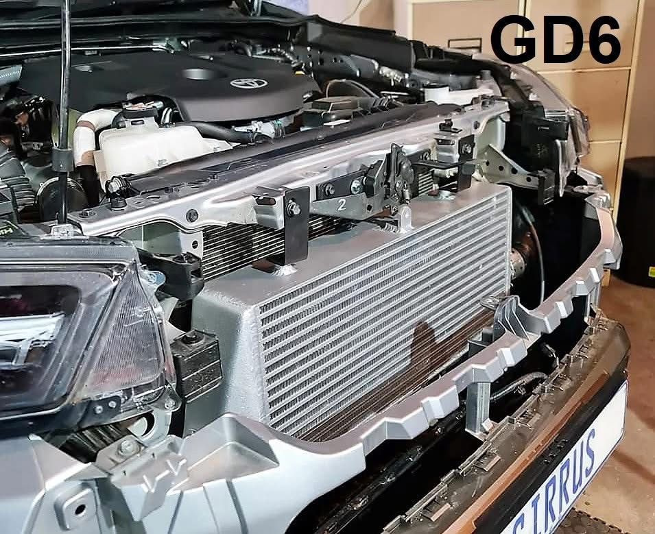 Thumbnail: Toyota Hilux/Fortuner 2021 GD6/GR (50% Cooler+pi 600x260x76) Intercooler Upgrade