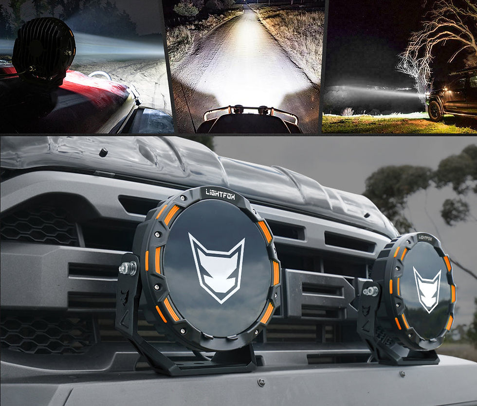 Thumbnail: Lightfox 9 Inch Osram Laser LED Driving Lights