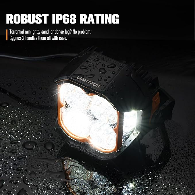 Thumbnail: Lightfox Pair 5 Inch Cygnus LED Pod Lights with Side Light
