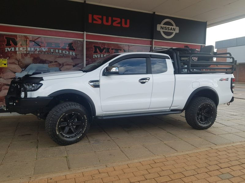 Thumbnail: Ford Ranger 2012+ Weather Guards (matt black) Super Cab