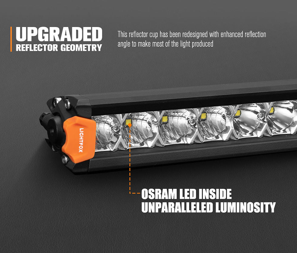 Thumbnail: Lightfox Vega Series 14 Inch Osram LED Light Bar