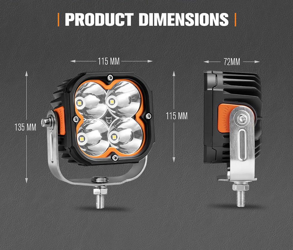 Thumbnail: Lightfox Cygnus Pair 5 Inch Osram LED Pod Lights
