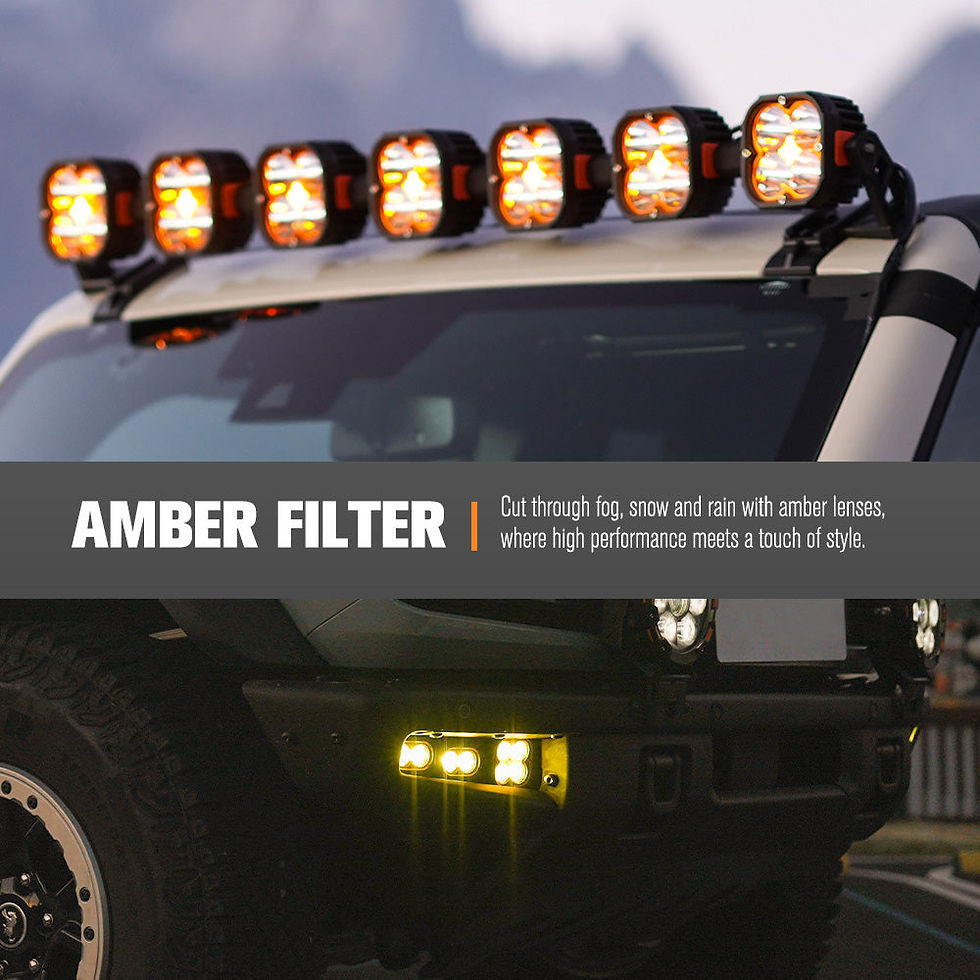 Thumbnail: Lightfox Pair - 3 Inch Cygnus 4 Osram LED Pod Lights