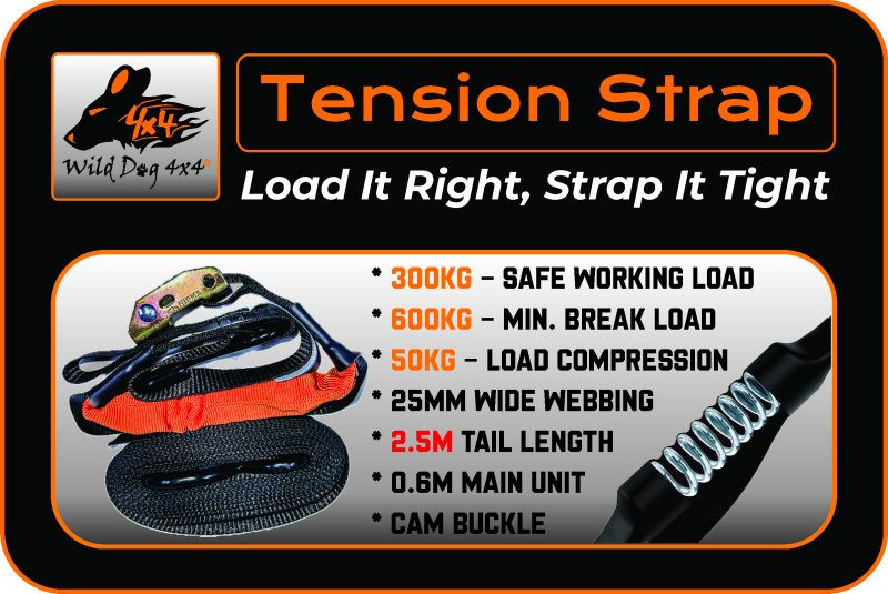 Thumbnail: Tension Strap Cambuckle 50kg Spring x 9.0m