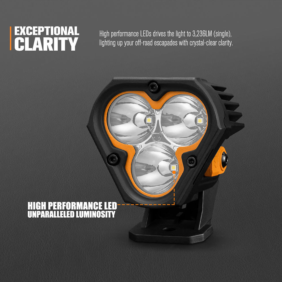 Thumbnail: Lightfox Pair - 3 Inch Cygnus-3 Osram LED Pod Lights