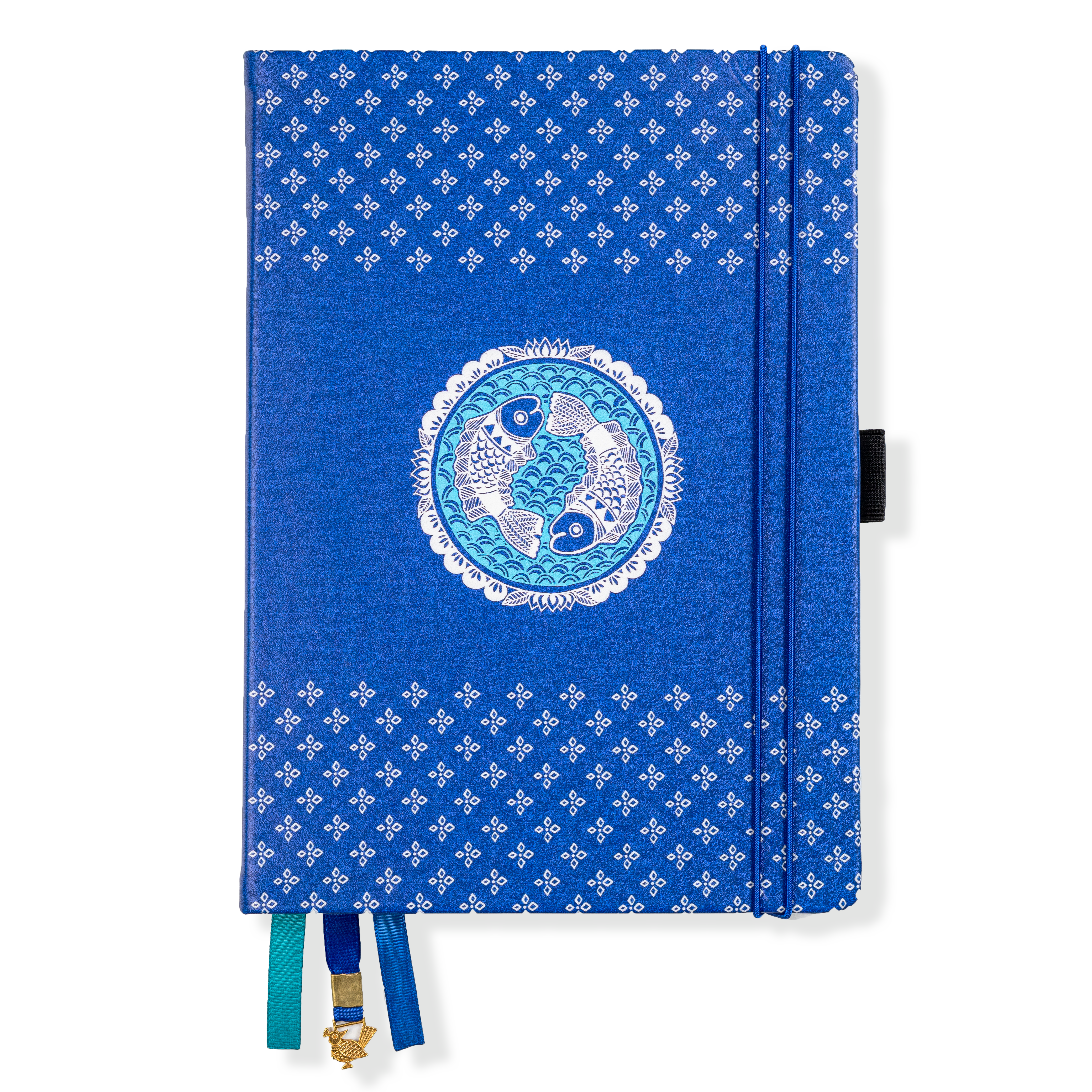 Minimalist Series: Madhubani Twin Fish A5