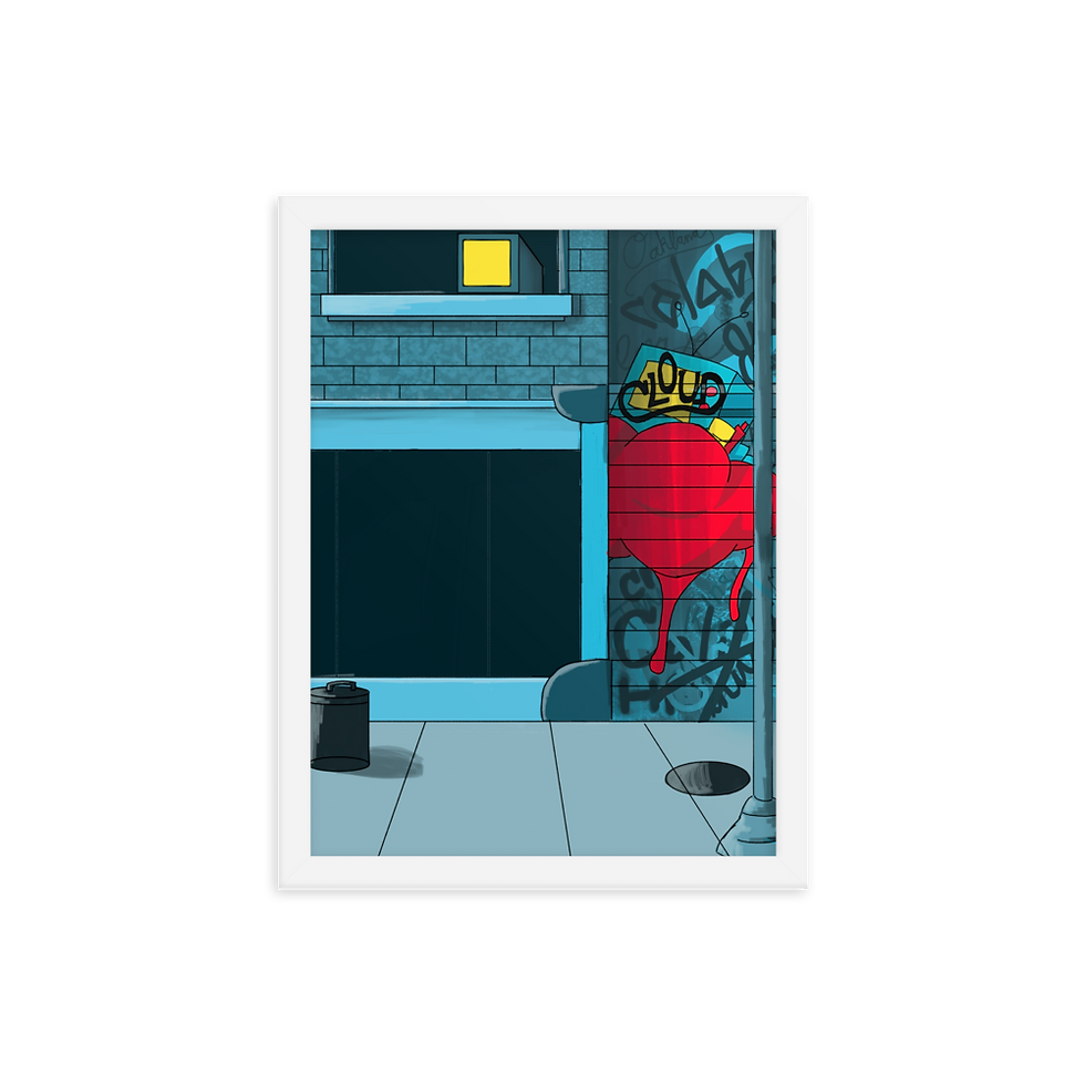 Thumbnail: Cloud Framed poster