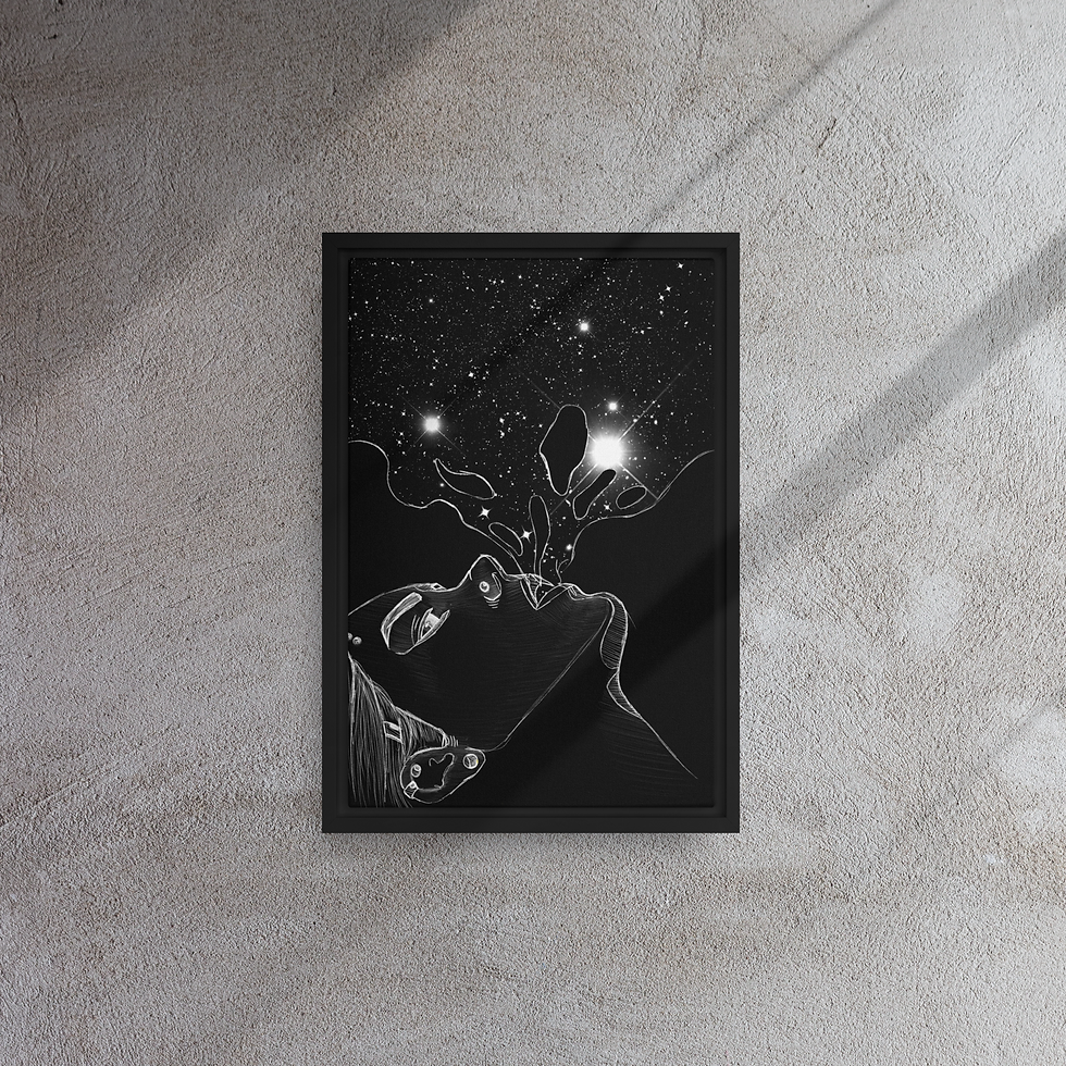 Thumbnail: Dream Walker Framed canvas