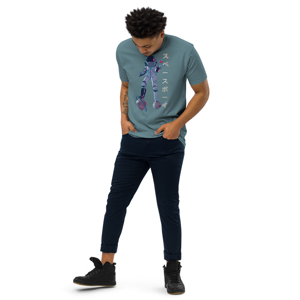 Thumbnail: SpaceBoy Men’s premium heavyweight tee