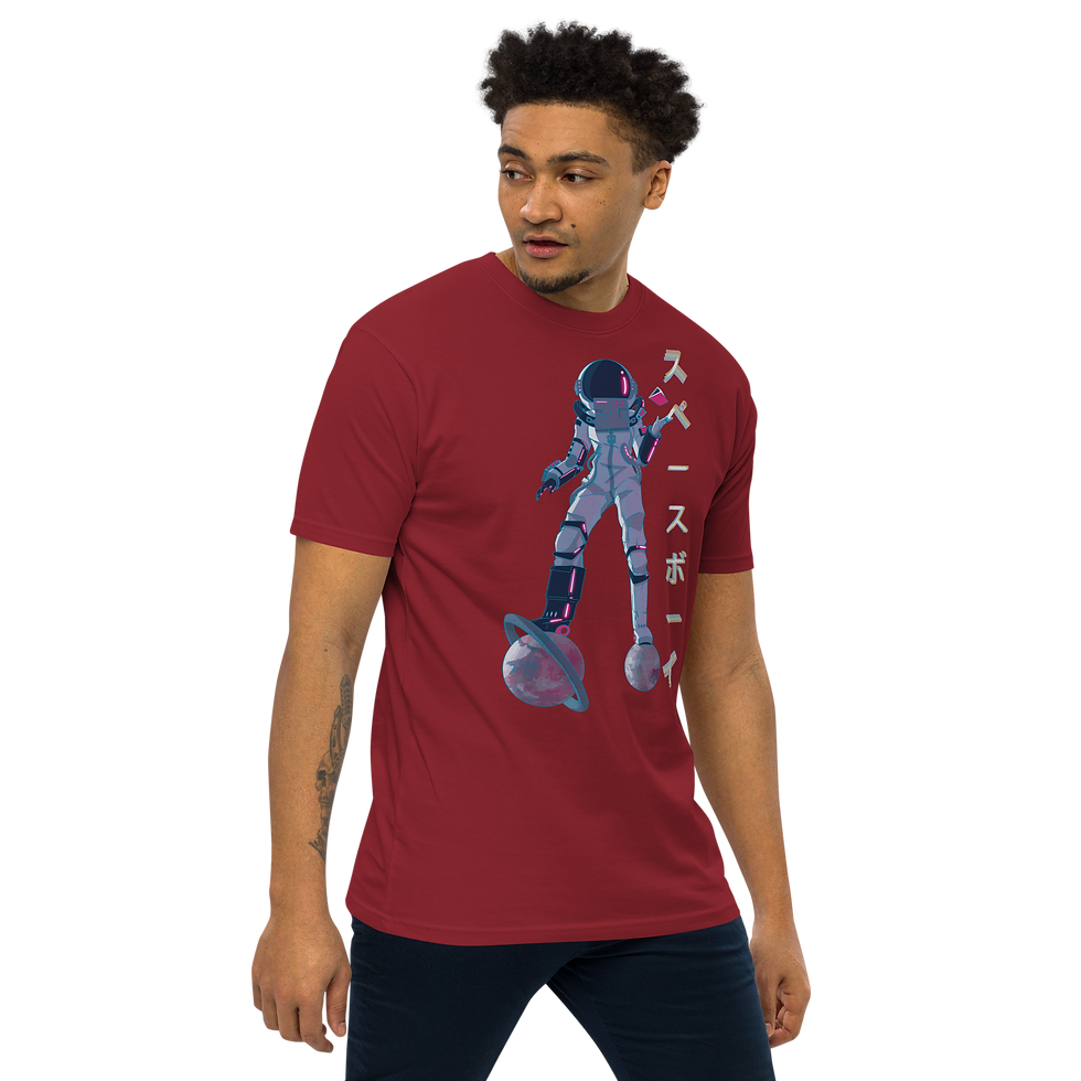 Thumbnail: SpaceBoy Men’s premium heavyweight tee
