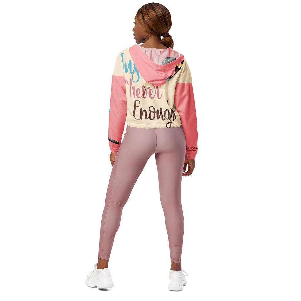 Thumbnail: ThriceCream Women’s cropped windbreaker