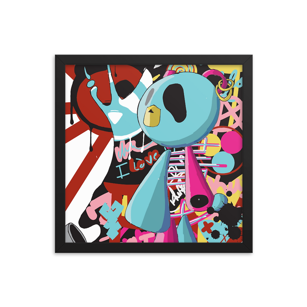 Thumbnail: Graffiti Sake Framed poster